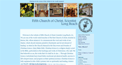 Desktop Screenshot of fifthchurchcslb.org