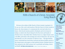 Tablet Screenshot of fifthchurchcslb.org